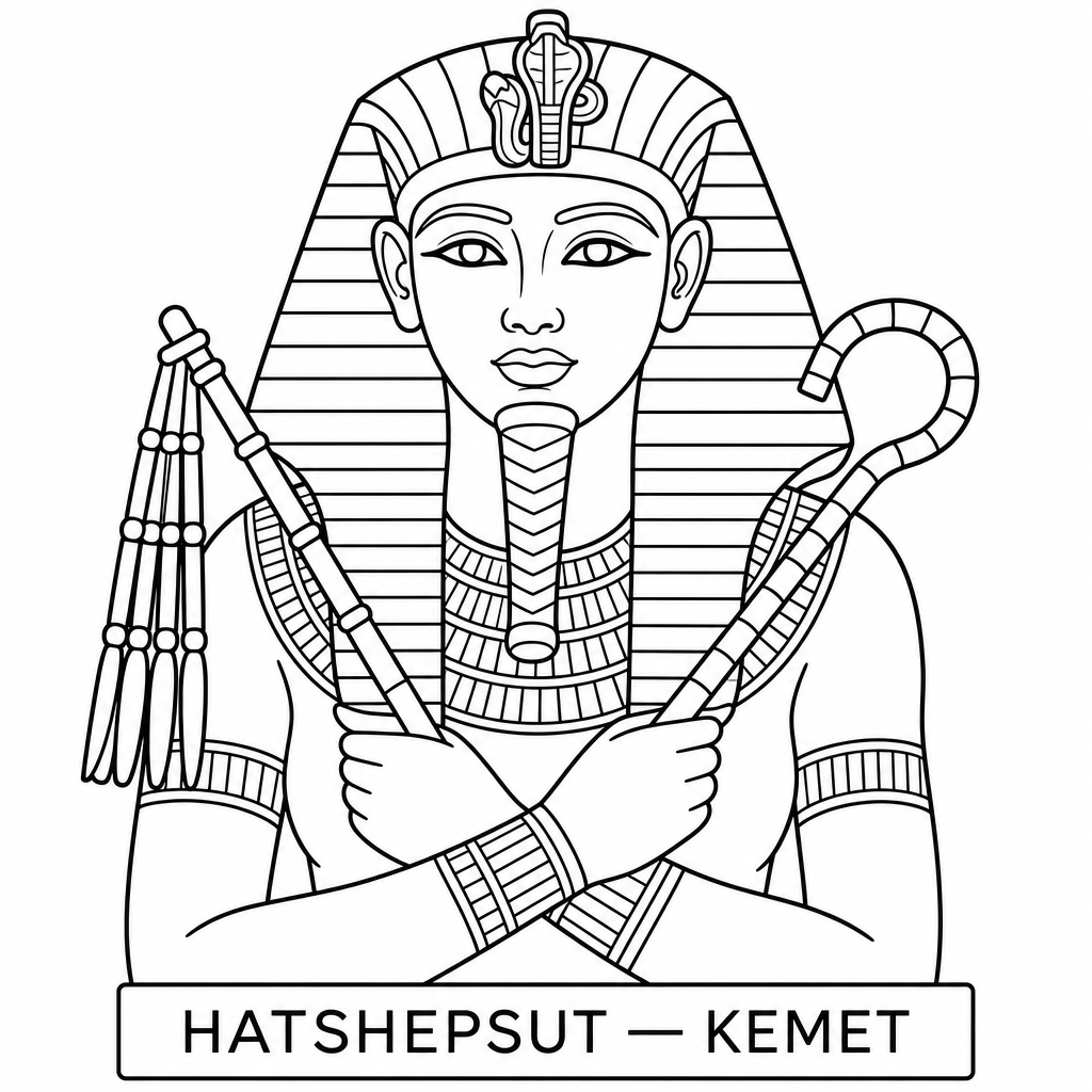 Hatshepsut coloring page